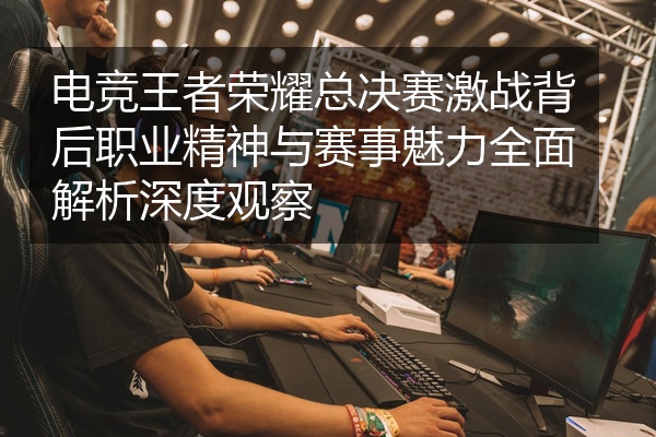 电竞王者荣耀总决赛激战背后职业精神与赛事魅力全面解析深度观察